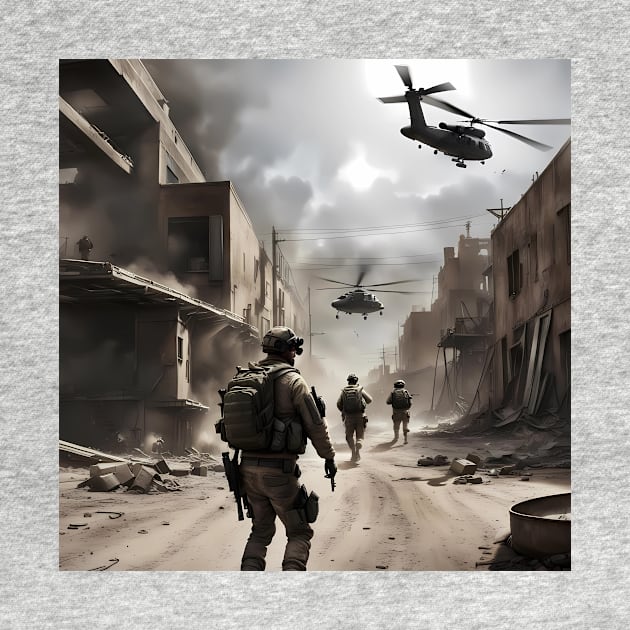 Call of Duty Modern Warfare inspired art by IOANNISSKEVAS